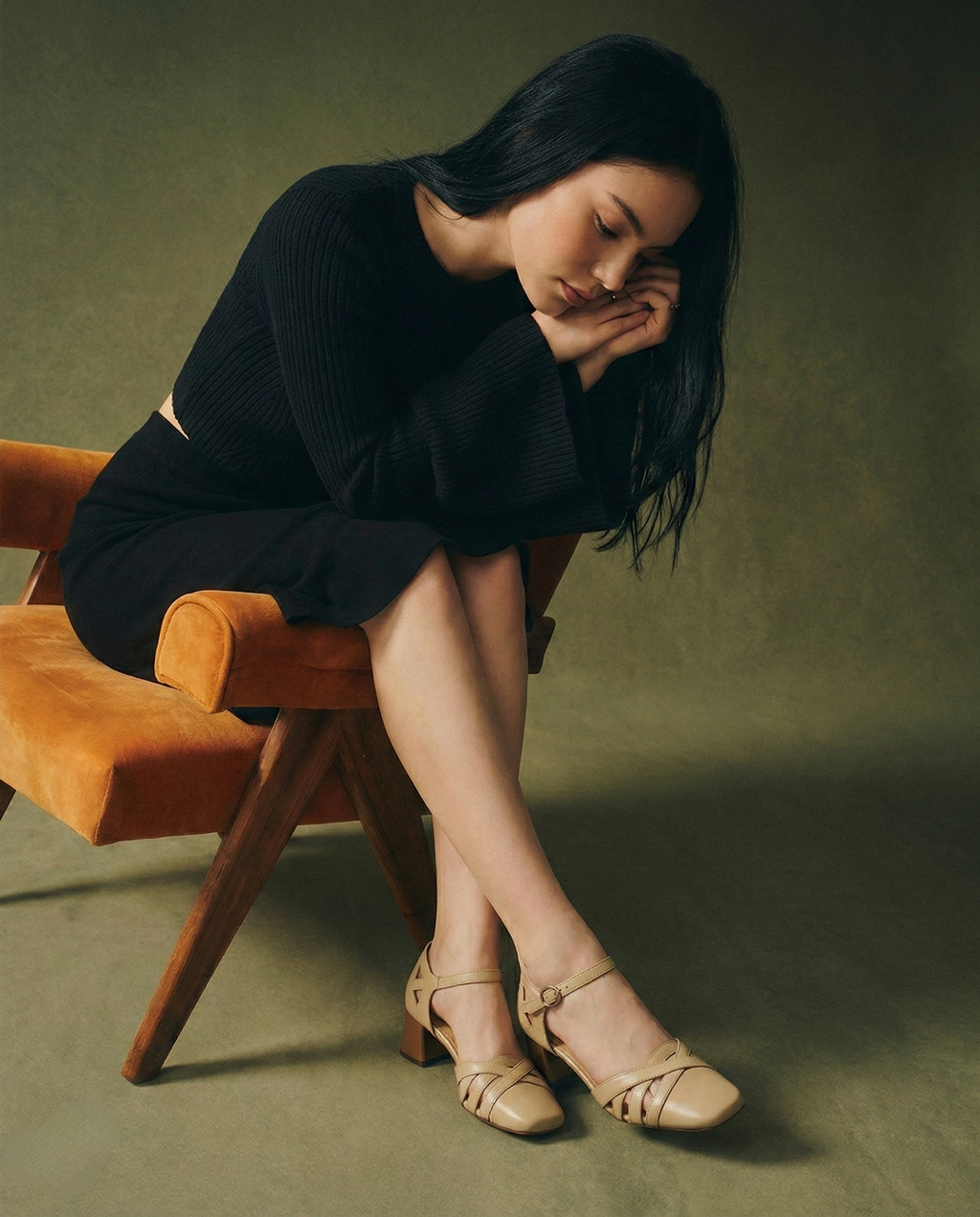 Suede Open-Toe Heeled Sandals for Women - Casual or Dressy Wear