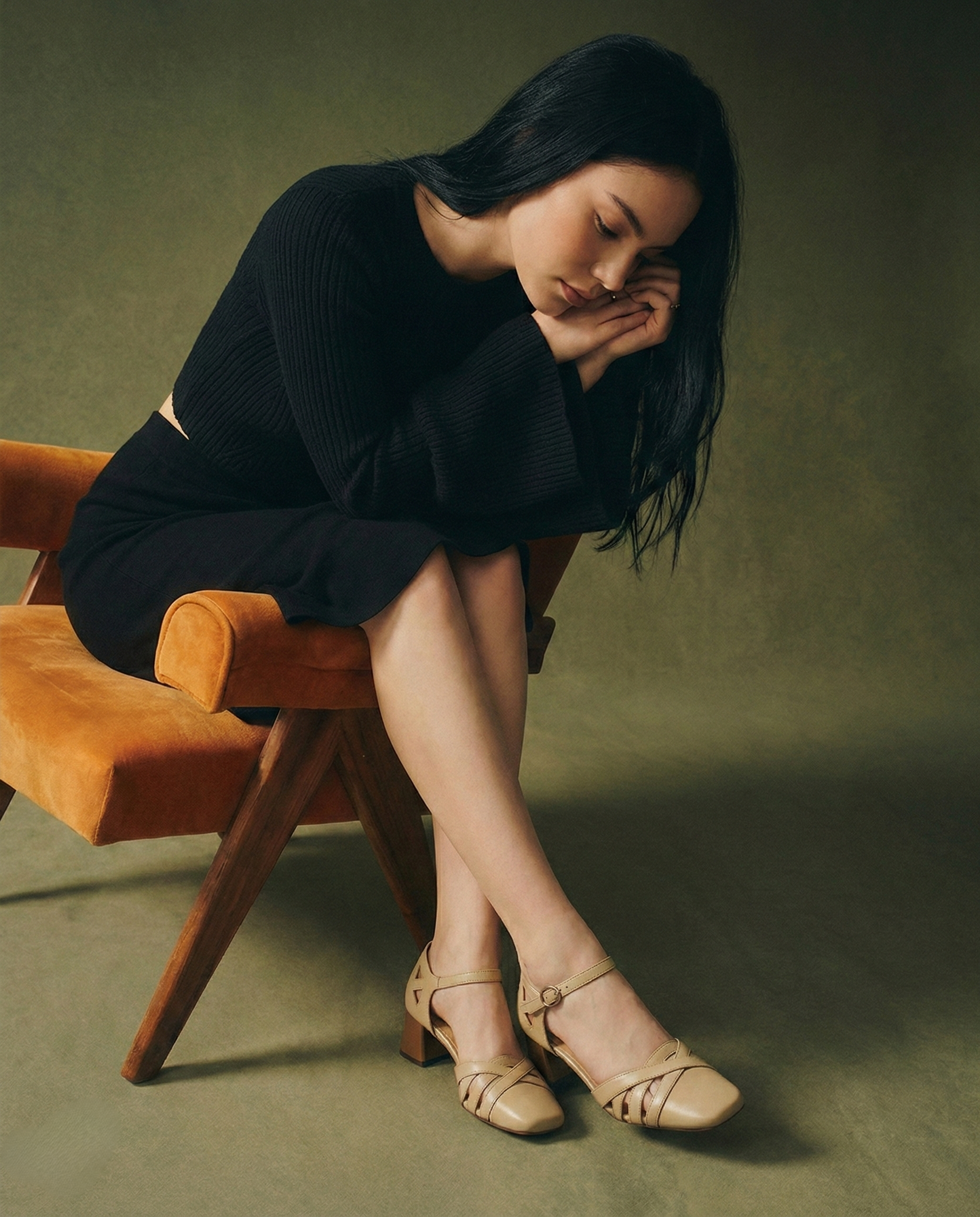 Suede Open-Toe Heeled Sandals for Women - Casual or Dressy Wear