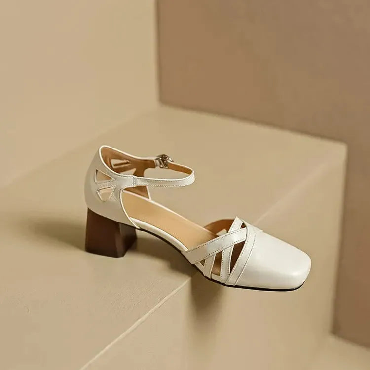 Suede Open-Toe Heeled Sandals for Women - Casual or Dressy Wear