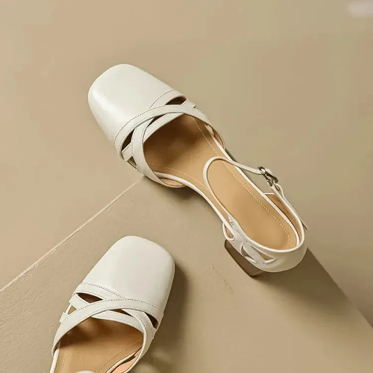 Suede Open-Toe Heeled Sandals for Women - Casual or Dressy Wear