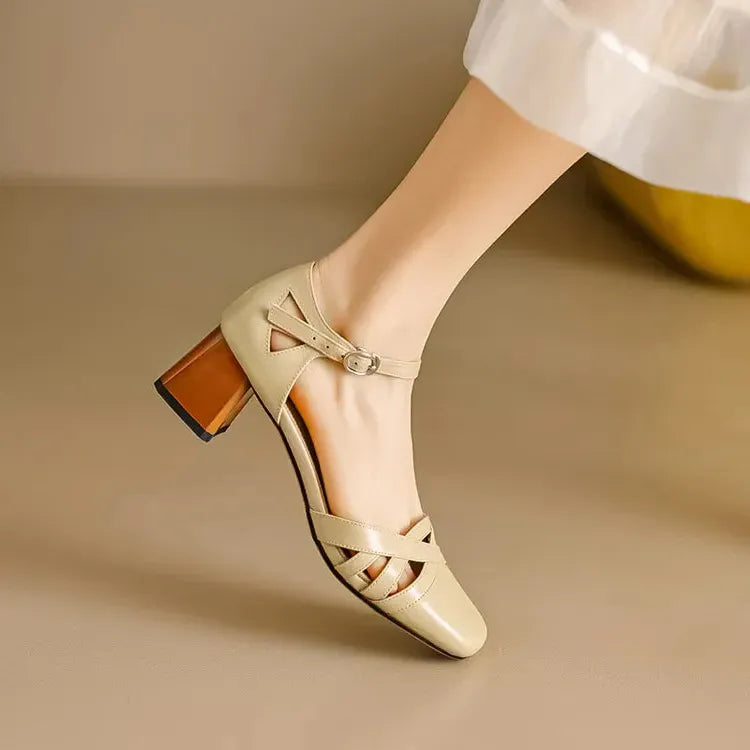 Suede Open-Toe Heeled Sandals for Women - Casual or Dressy Wear