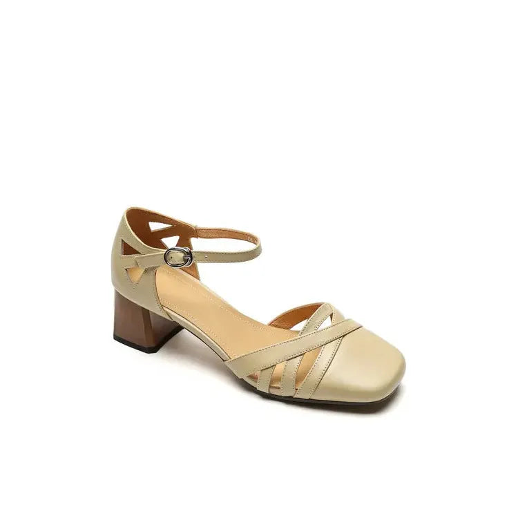 Suede Open-Toe Heeled Sandals for Women - Casual or Dressy Wear