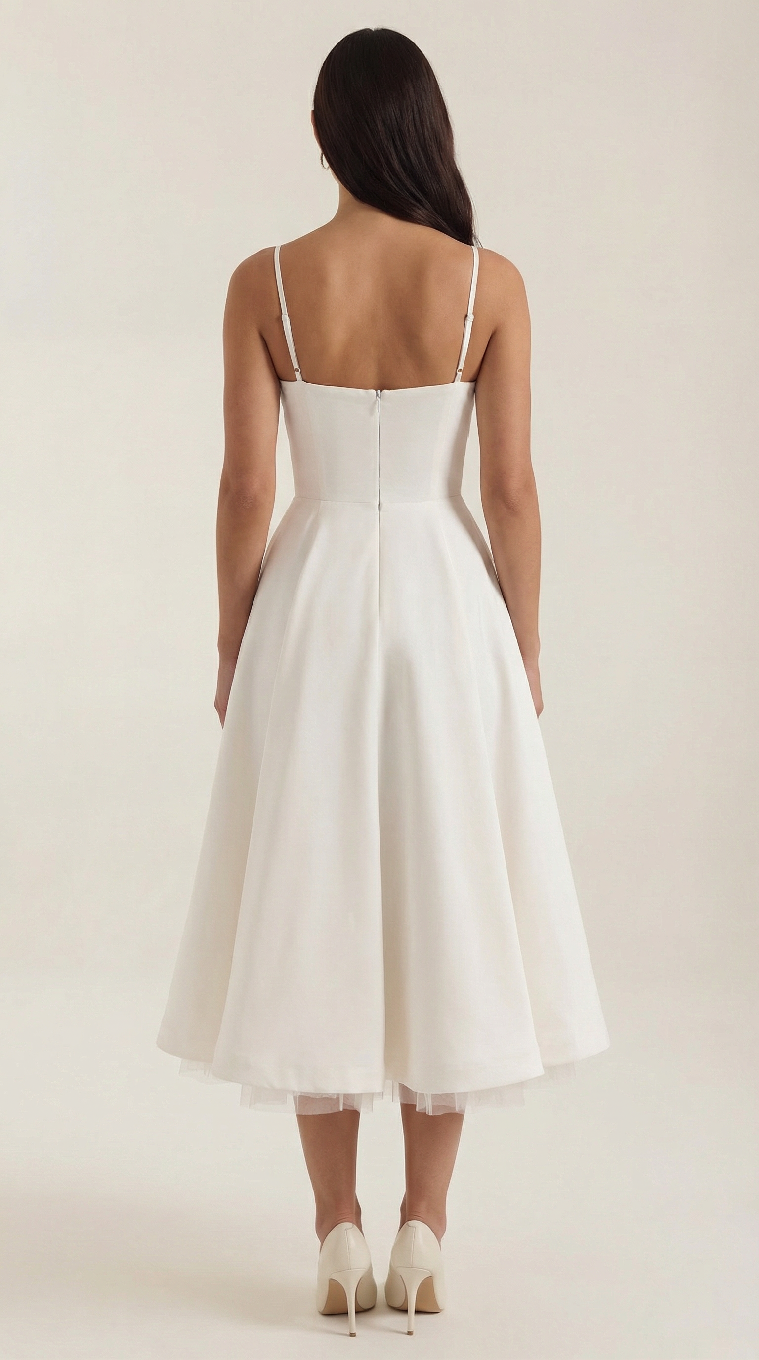 Tulle Midi Dress with Isolde Design for Elegant Events and Special Occasions