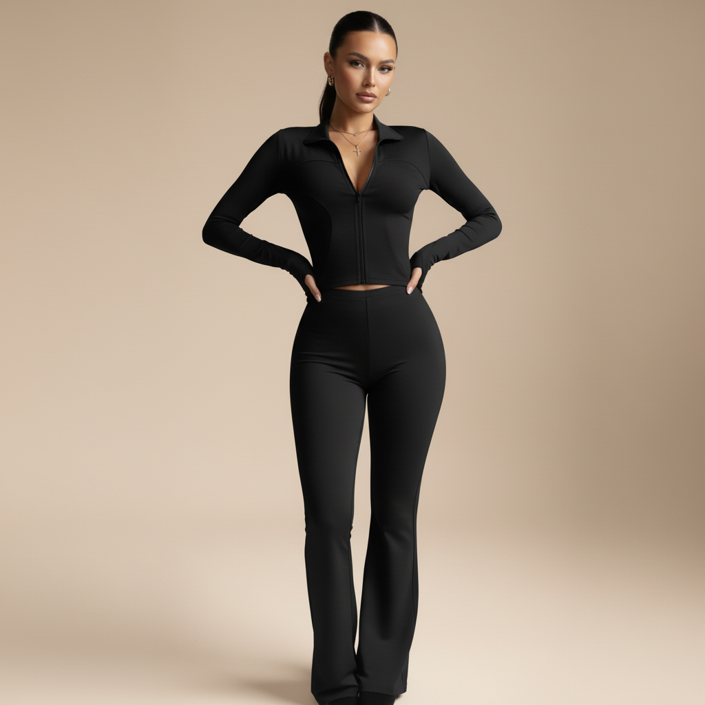 Cozy Cotton Loungewear Set for Women - Relaxed Fit Sleepwear for Home