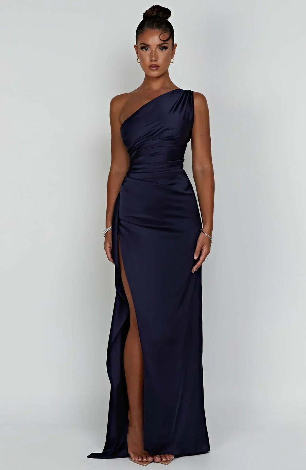 Satin Evening Dress for Women - Elegant Formal Wear for Special Occasions