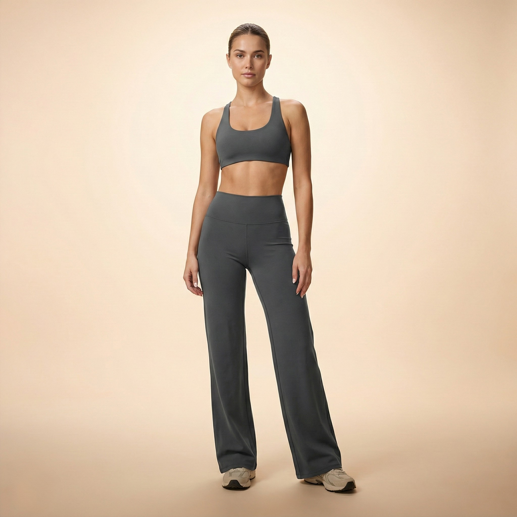 Yoga Flare Pants for Women - Soft Stretch Fabric - Comfortable Activewear